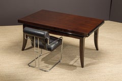 Macassar Ebony French Art Deco Dining Table in the style of Dominique, c. 1940