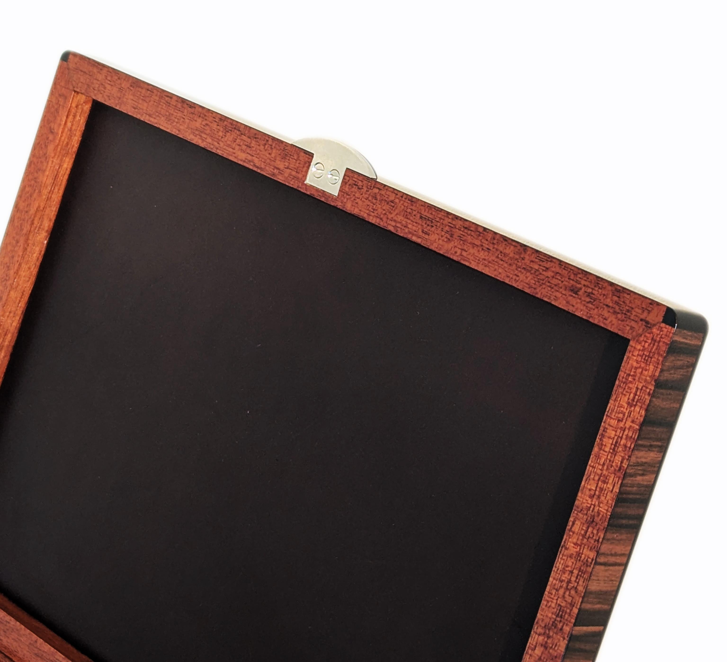 Macassar Ebony Keepsake Box - One-of-a-Kind For Sale 3