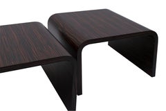 Macassar Ebony Side Tables