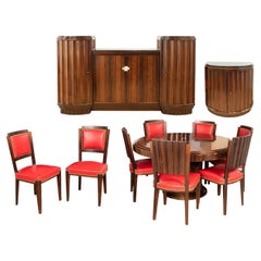 Macassar Ebony Veneer Dining Room