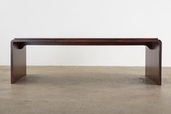 Wasserfall-Cocktailtisch aus Makassar-Ebenholz von Mattaliano