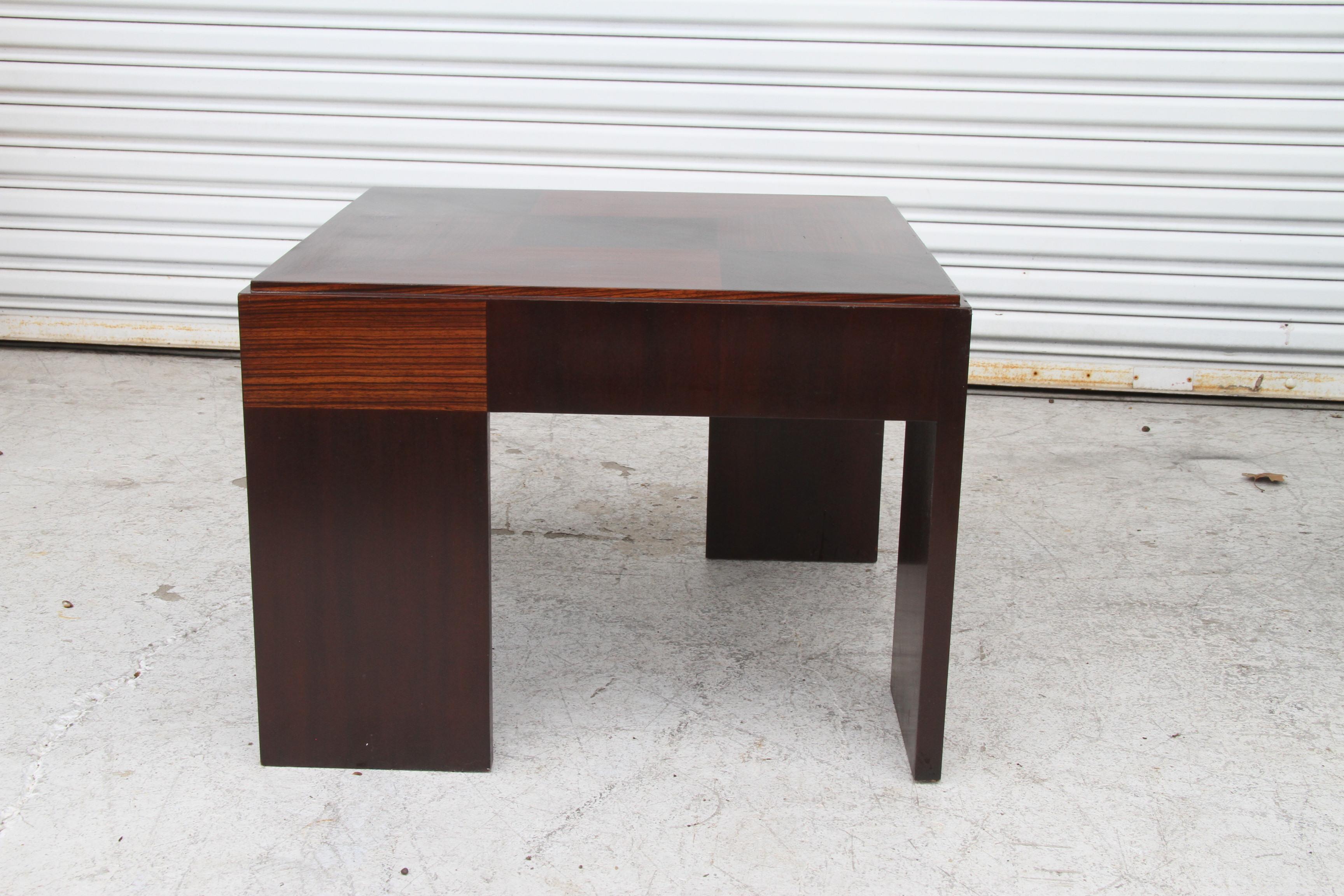 Macassar Ebony Widdicomb Side Table In Good Condition For Sale In Pasadena, TX