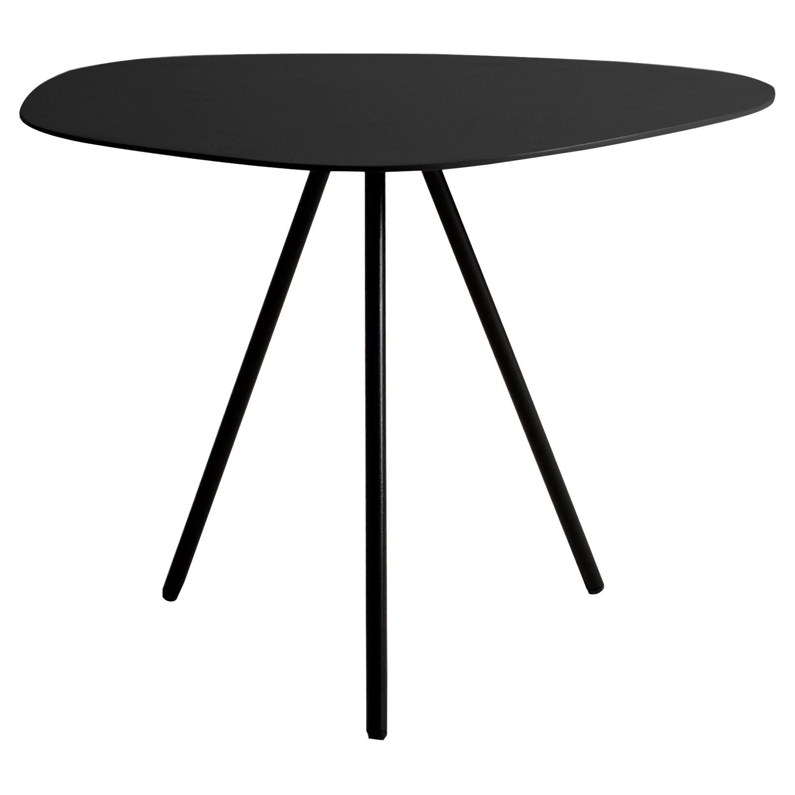 Table d'extrémité basse en galets de Macassar pour intérieur par Kenneth Cobonpue