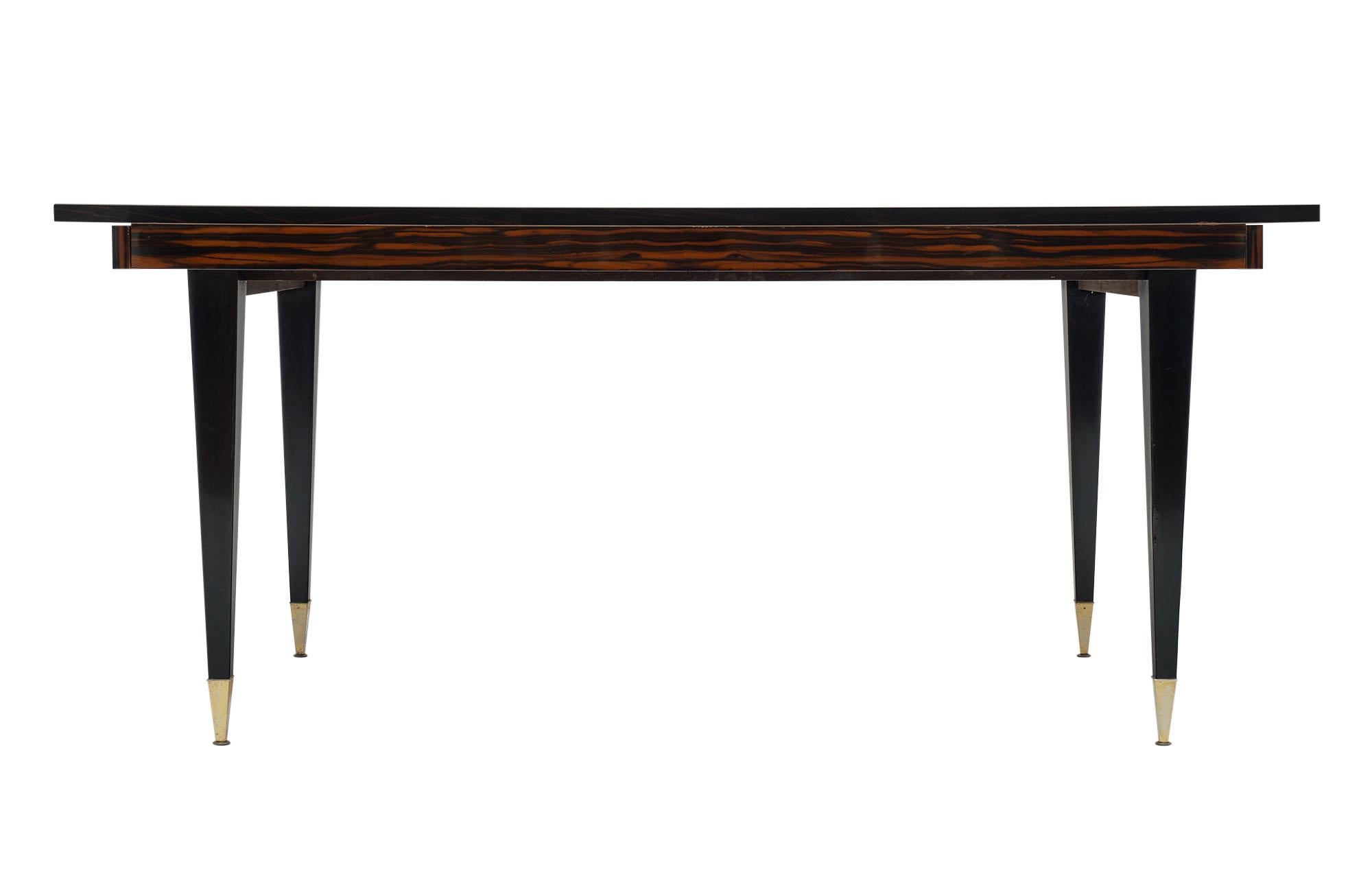 Mid-20th Century Macassar Mid-Century Dining Table For Sale