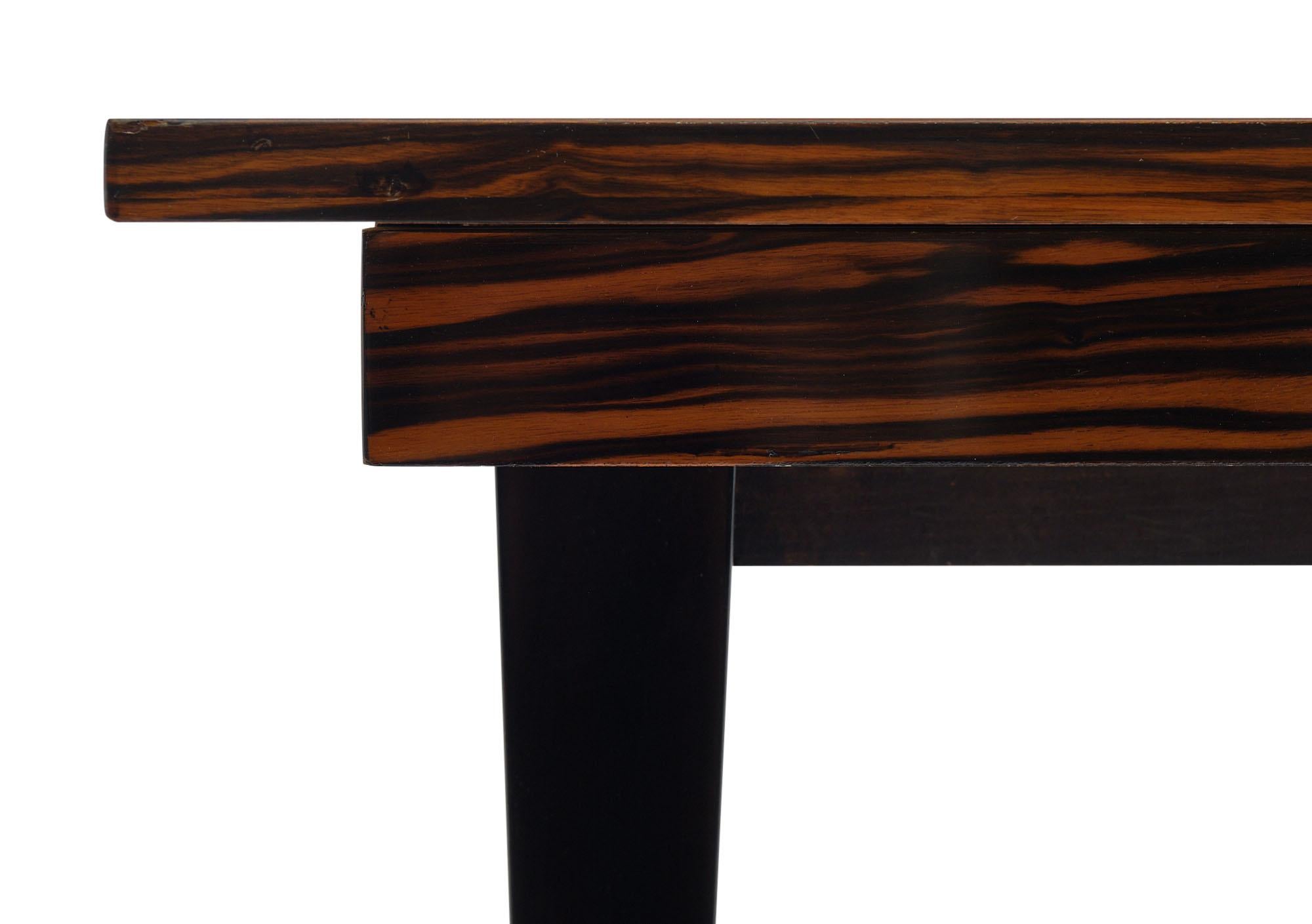 Macassar Mid-Century Dining Table For Sale 1