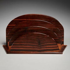 Macassar Wood Letter Rack by Emile-Jacques Ruhlmann