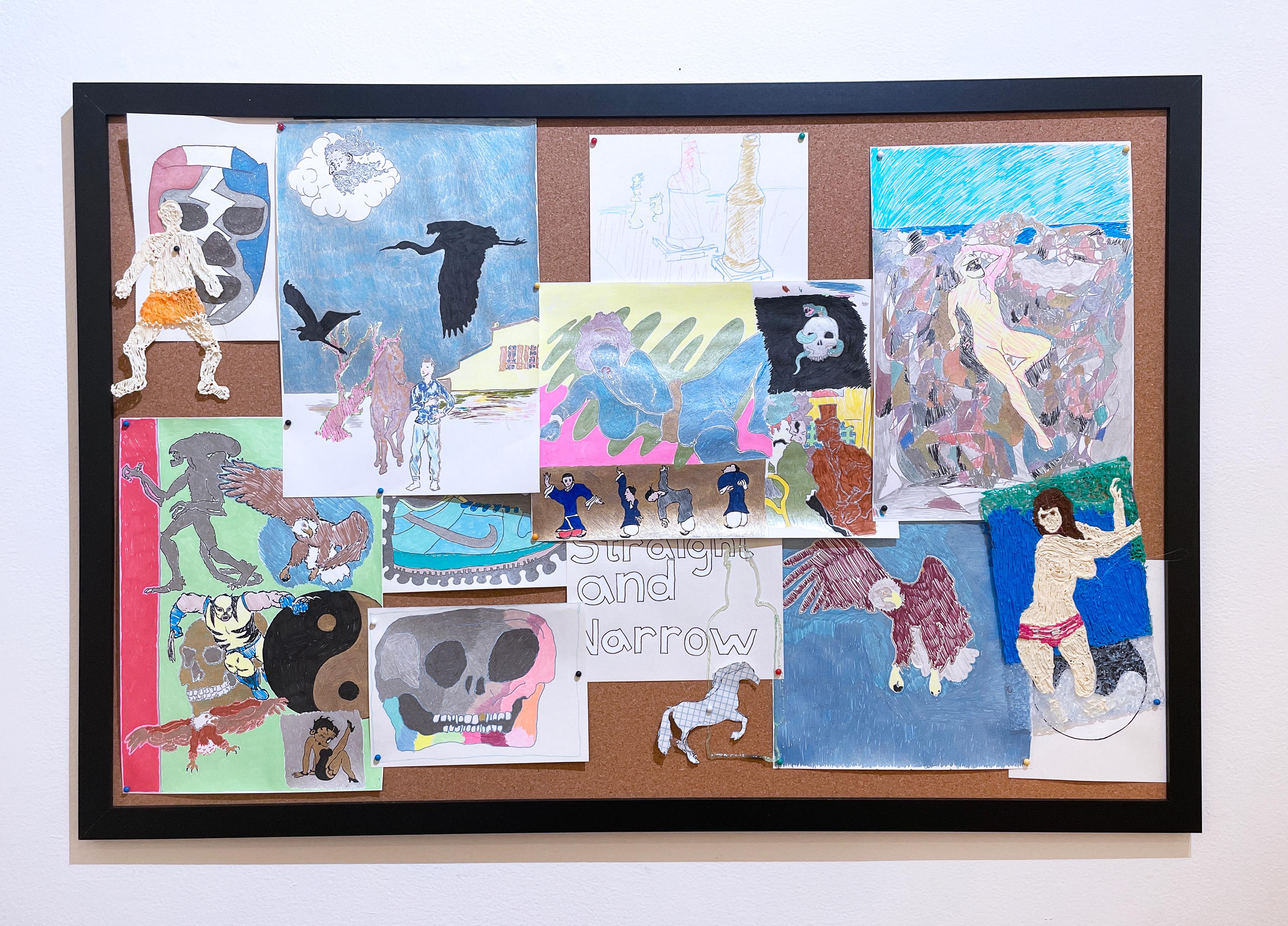 Bulletin Board - Painting by Macauley Norman