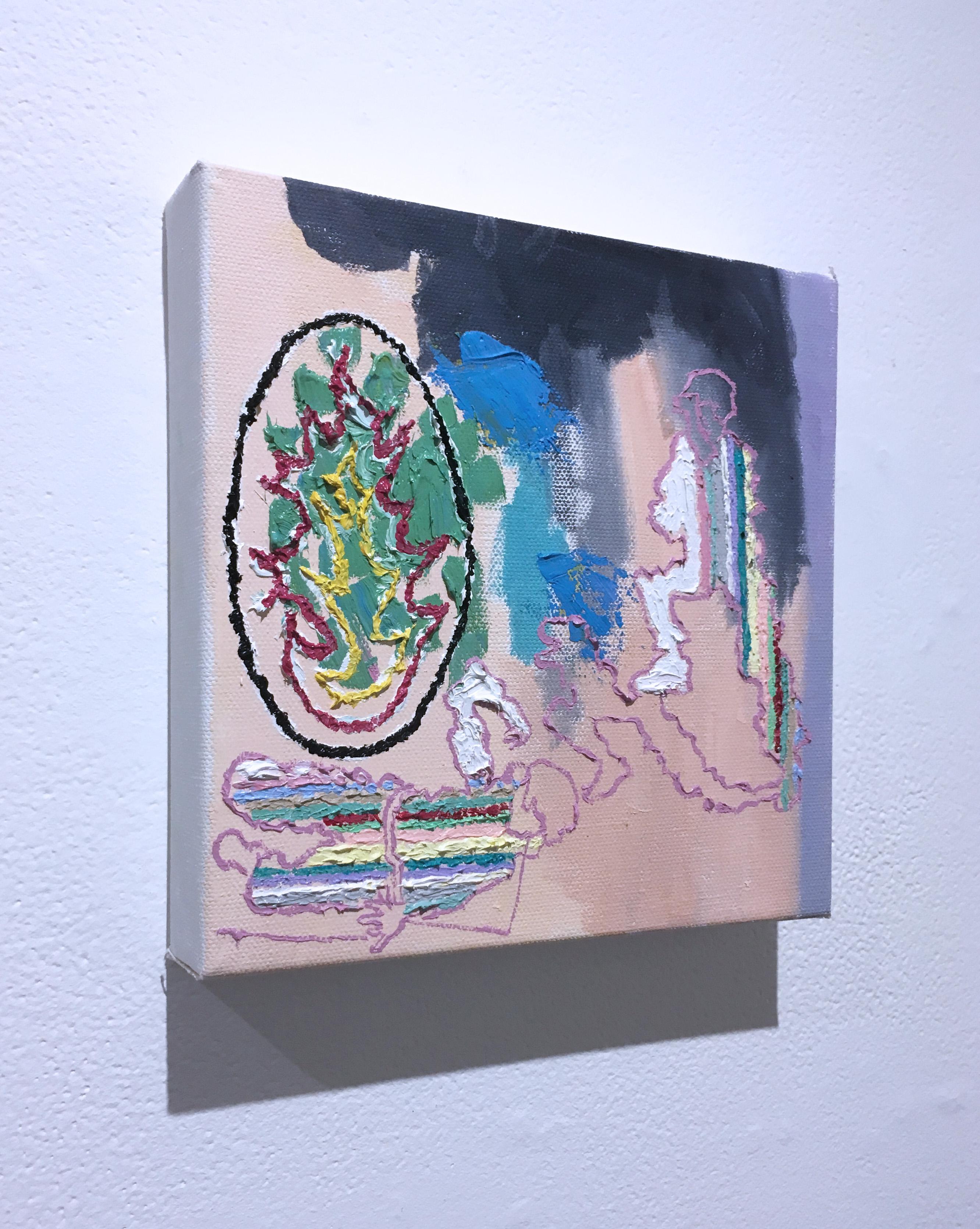 Diagramma delle arti marziali cinesi - Painting Contemporaneo di Macauley Norman