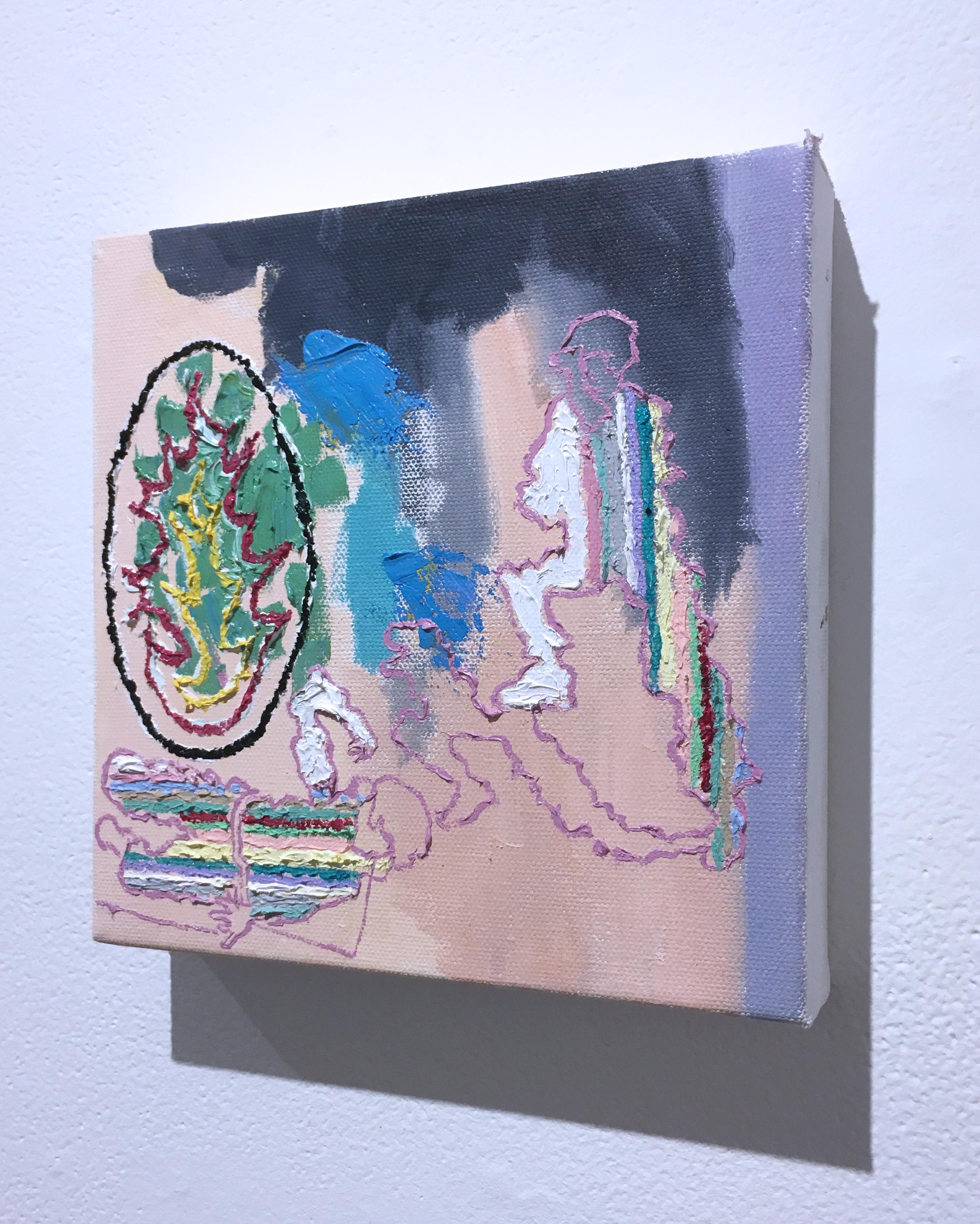 Diagramma delle arti marziali cinesi - Abstract Painting Grigio di Macauley Norman