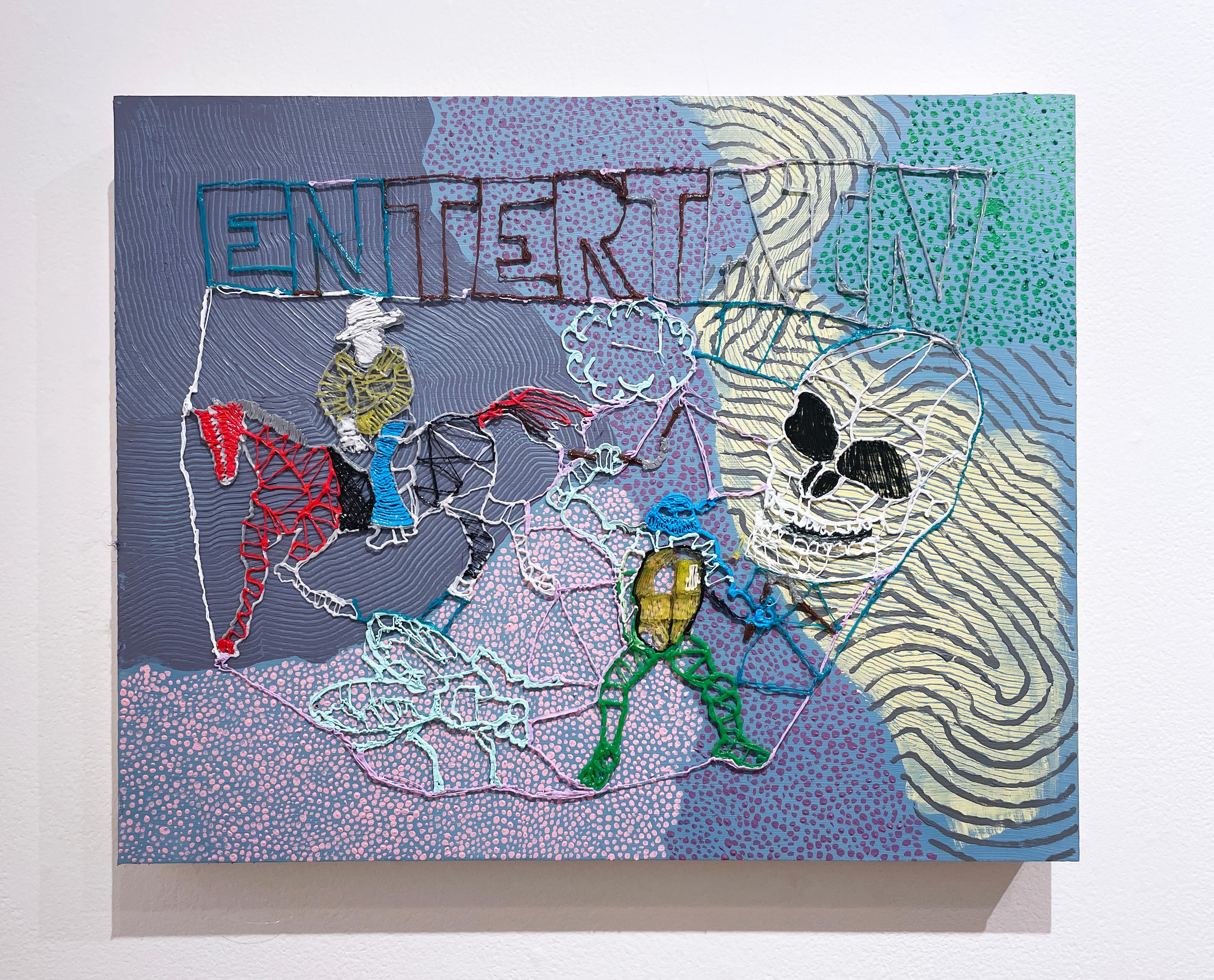 Entertain - Painting by Macauley Norman