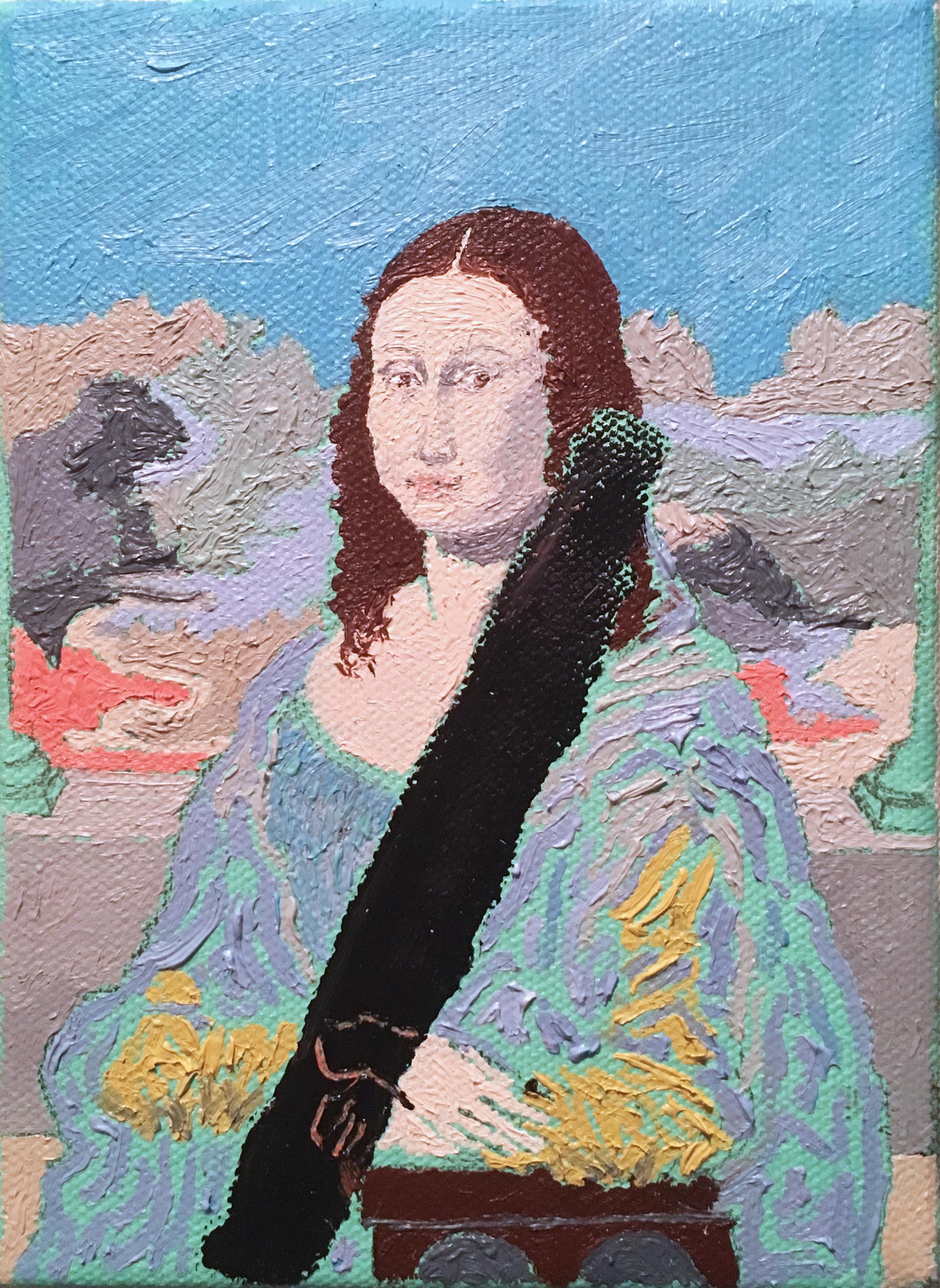 Macauley Norman - Mini Mona Lisa Defaced For Sale at 1stDibs | lisa ...