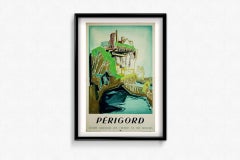 1948 original travel poster “Périgord” by Mac'Avoy for SNCF