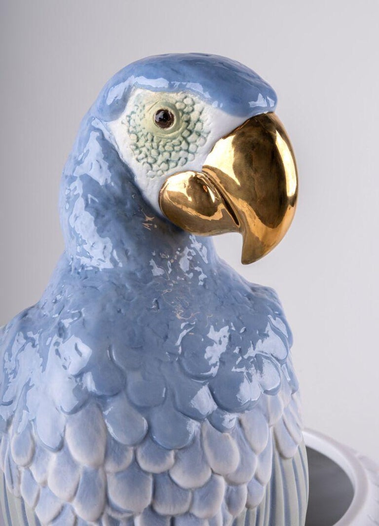 Lladró Macaw Bird Vase For Sale at 1stDibs