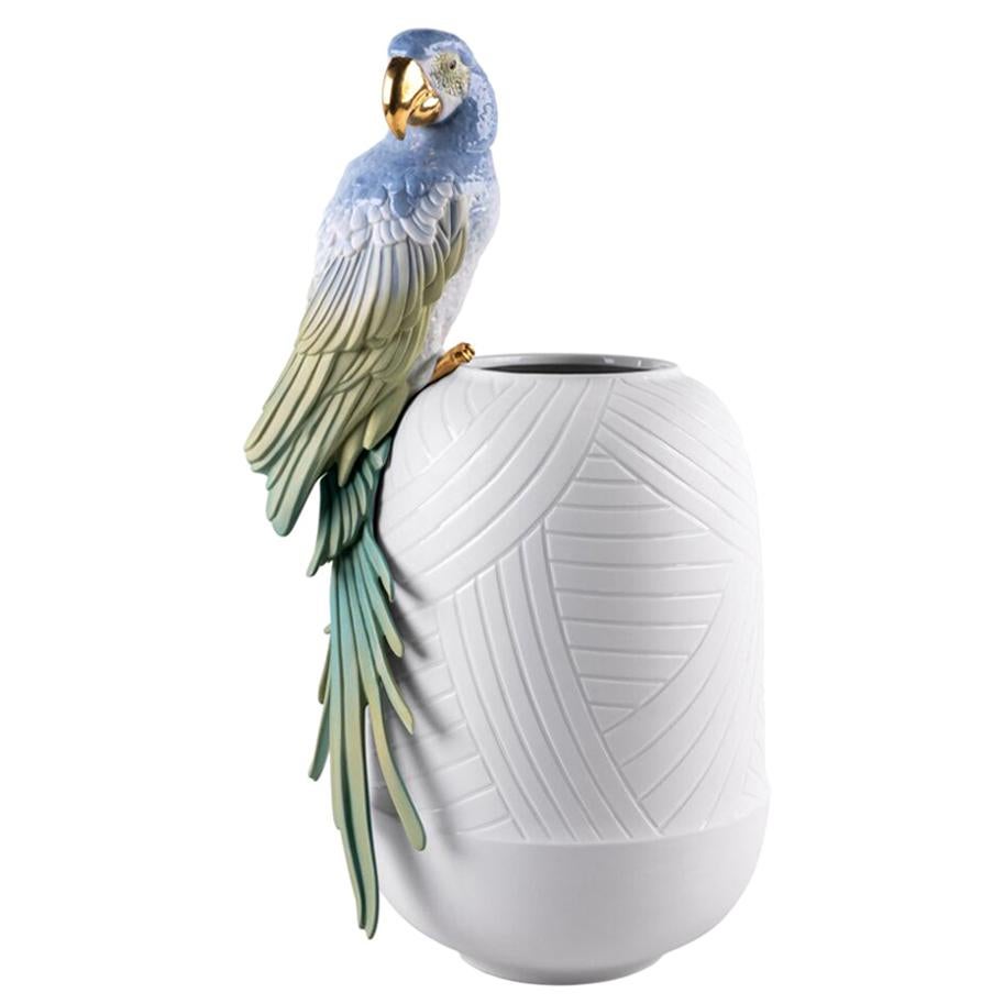 Vaso Lladró Macaw Bird