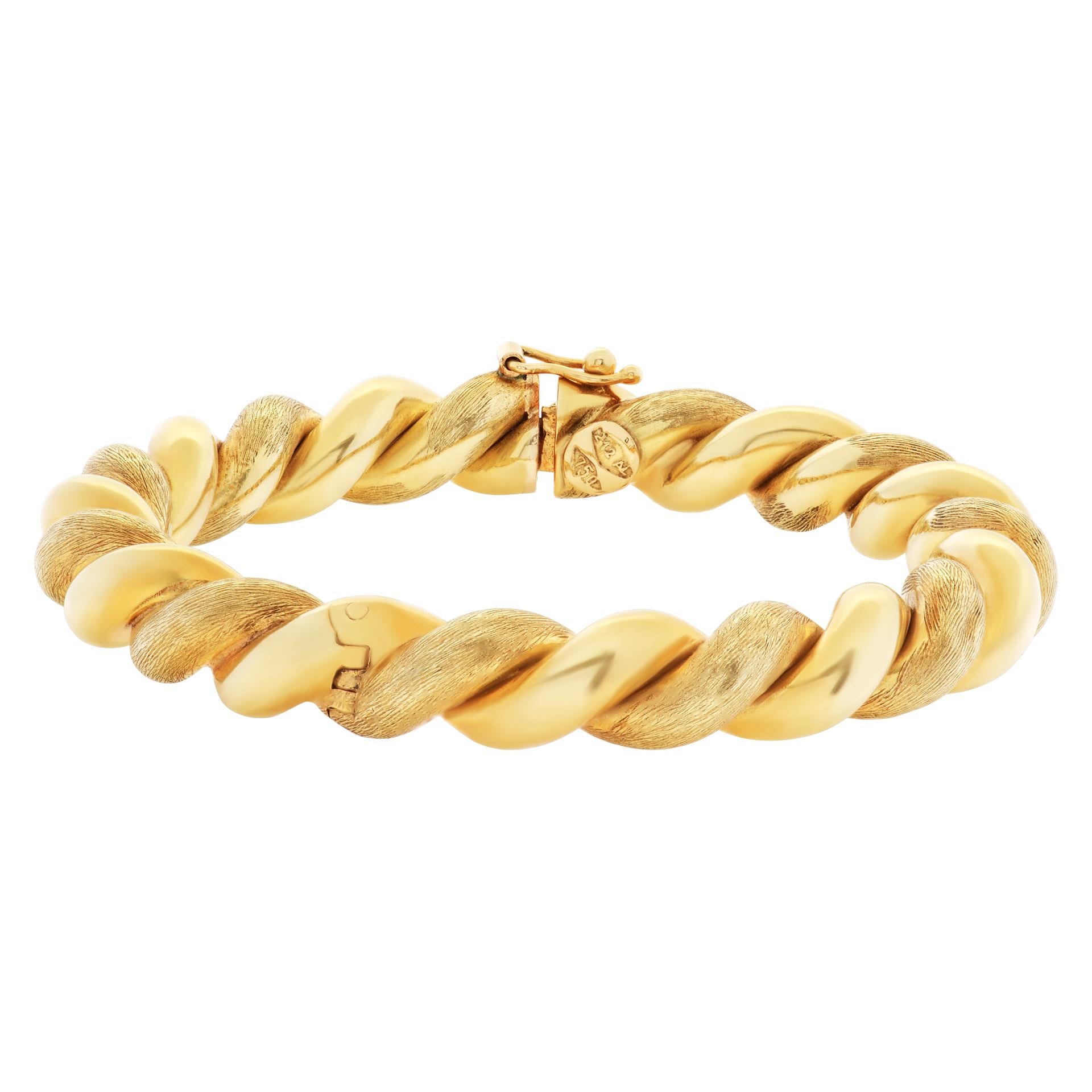 Golden Swirl Bangle