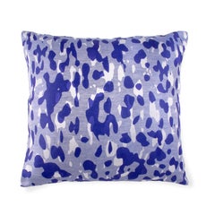 Macchia su Macchia Indigo Jacquard Cushion 50x50cm by Stories of Italy