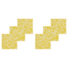 Ensemble de 6 serviettes en jacquard Macchia su Macchia Pineapple par Stories of Italy