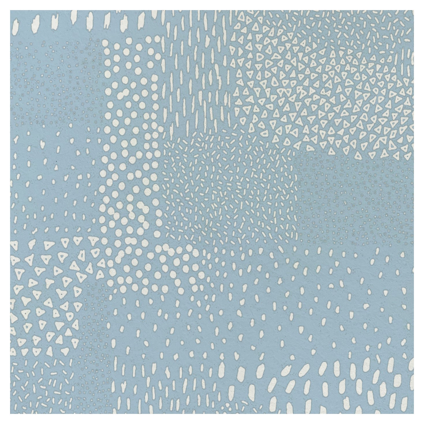 Macchiette Azzurro Pervinca Wandteppich - Les Petits Kollektion