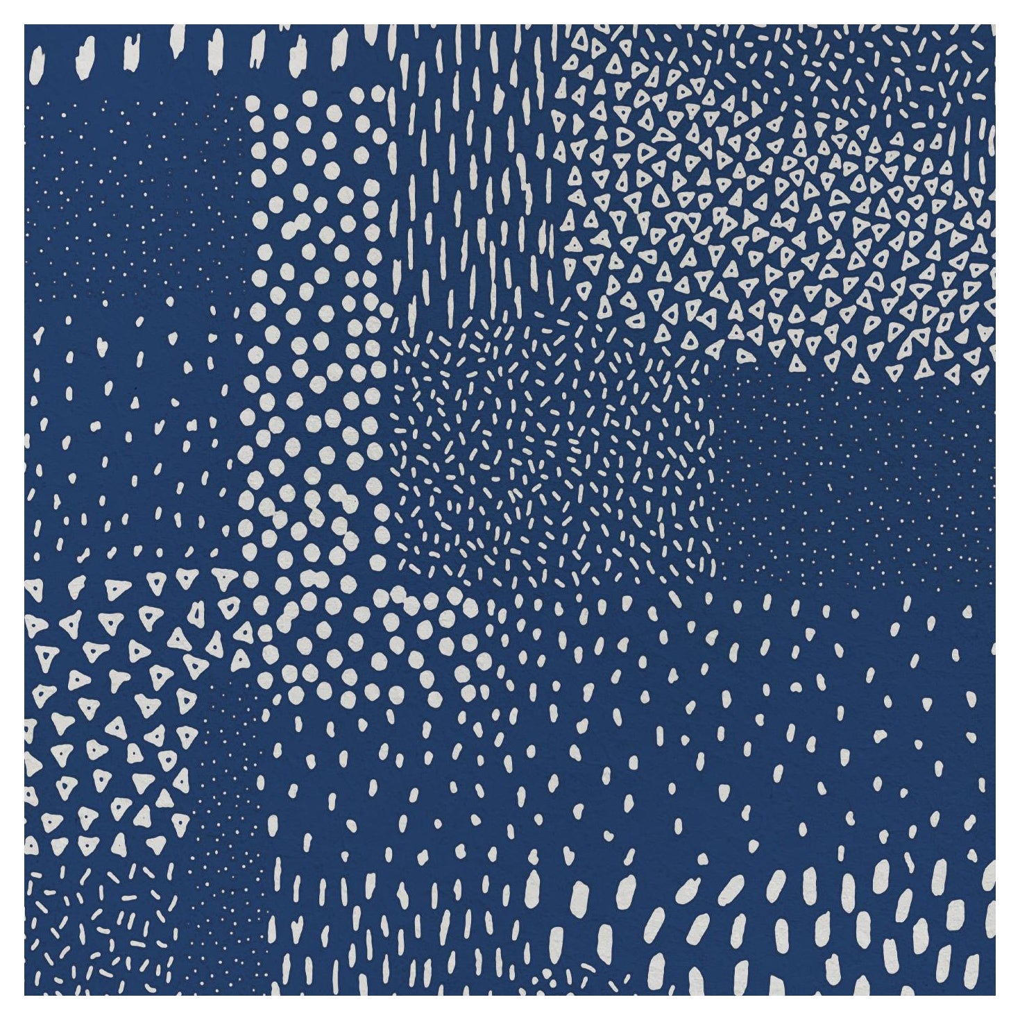 Macchiette Blu Classico Tapete - Les Petits Kollektion