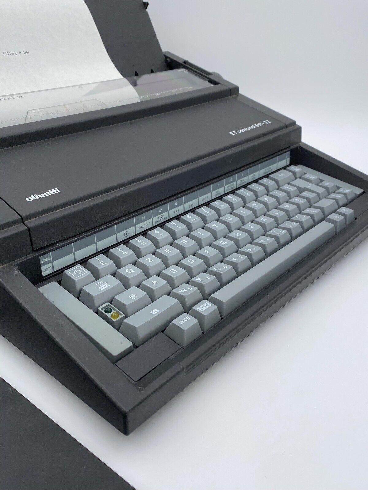 macchina da scrivere olivetti anni 80