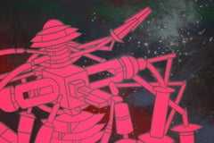 Macchina Inutile 2 Lithograph by Renato Volpini, 1970s