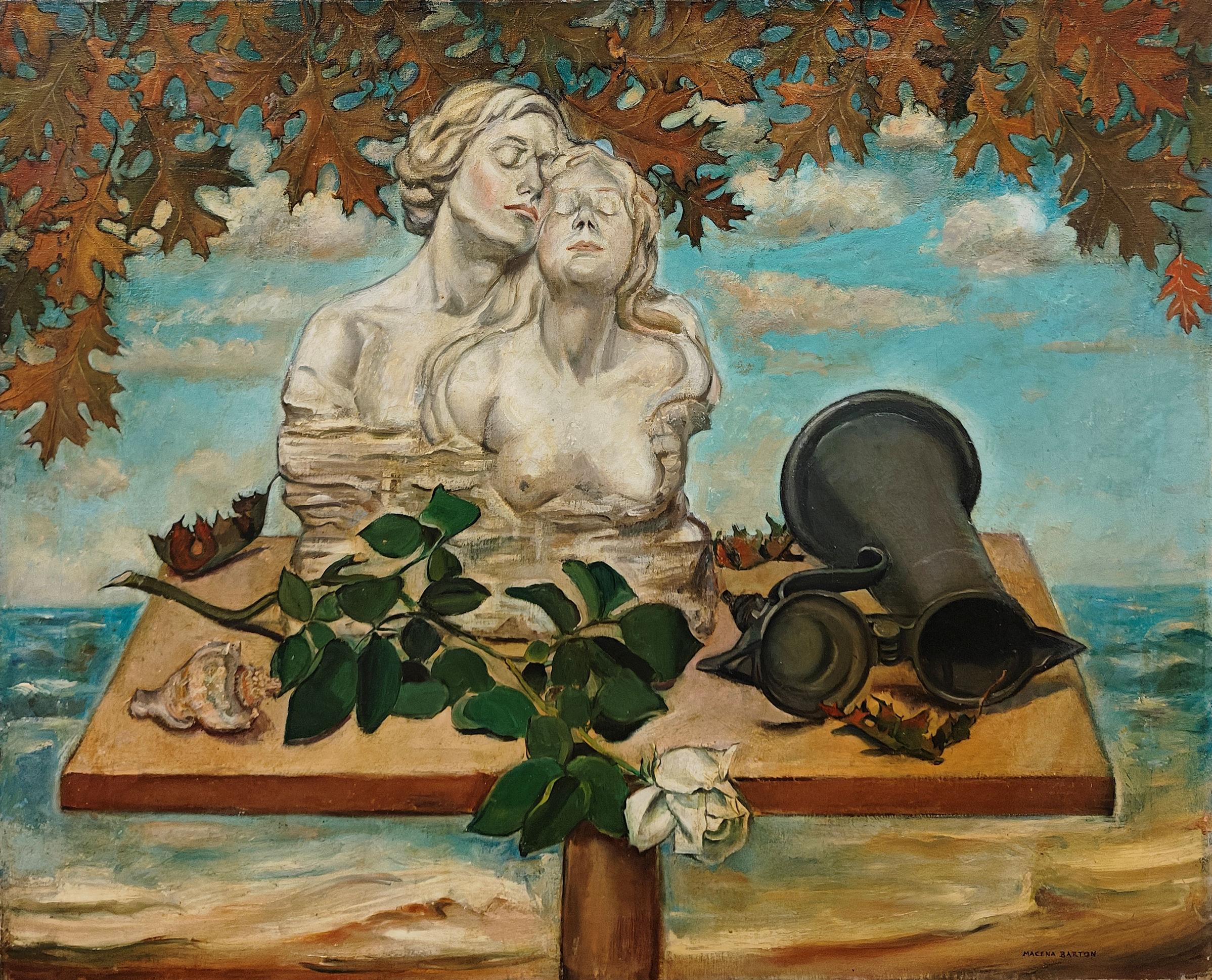 Macena Barton
Unbenannt
Signiert unten rechts
Öl auf Leinwand
24 x 30 Zoll


Provenienz
Private Collection, Kalifornien


Macena Alberta Barton war eine amerikanische Malerin. Barton wurde in Union City, Michigan, geboren und besuchte von 1921 bis