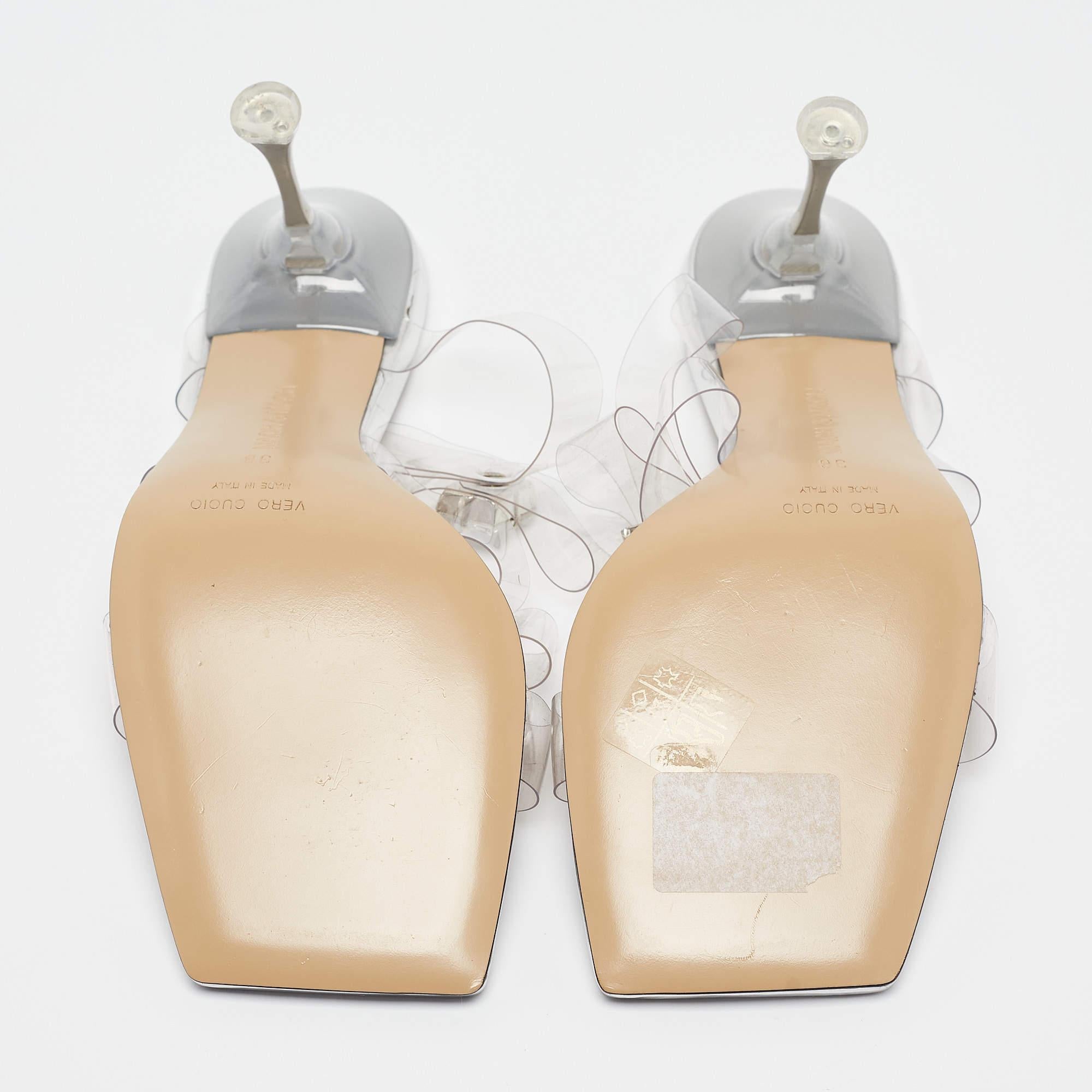 Mach & Mach Sandalias de PVC transparente talla 38 en venta 1