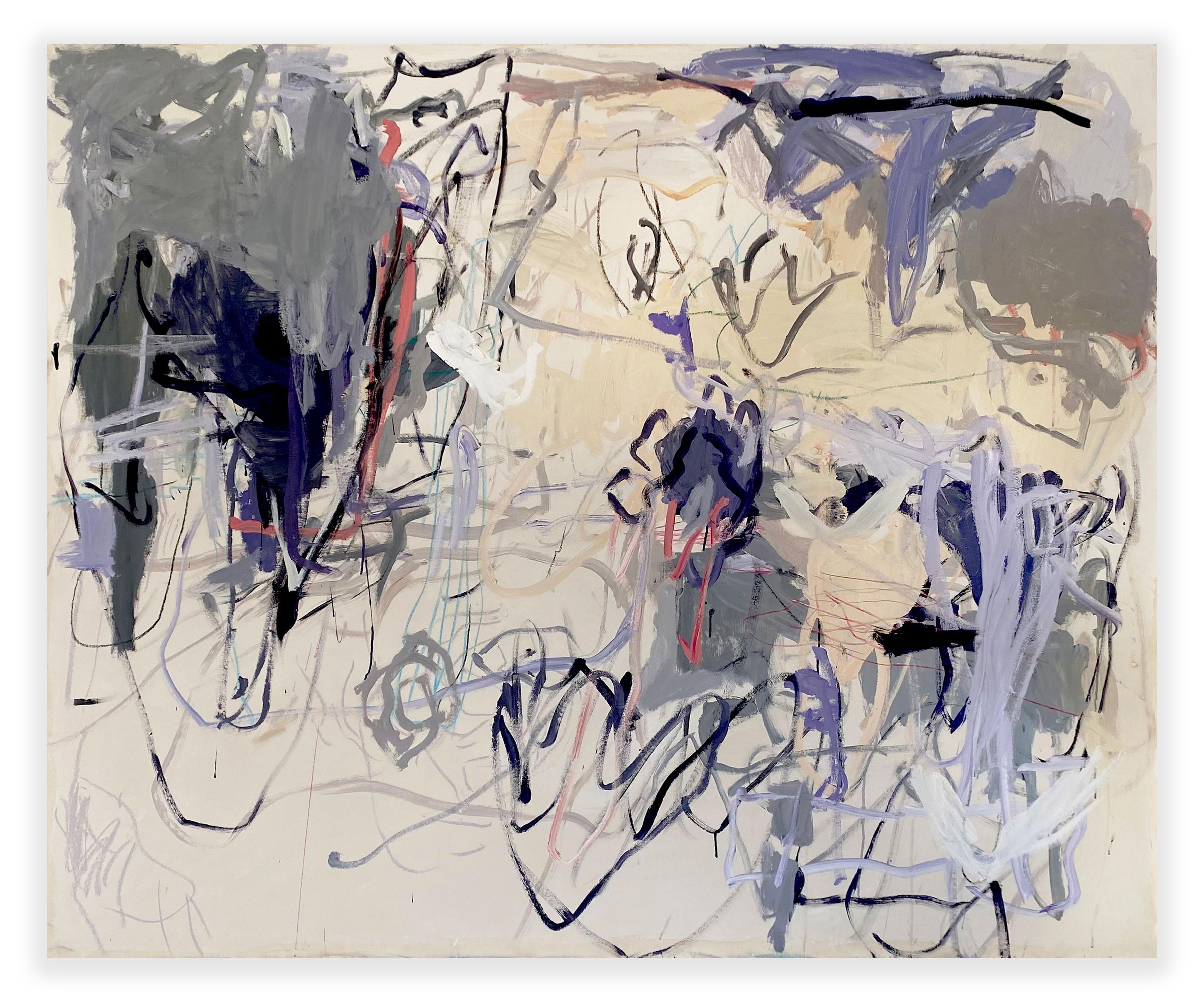 Abstract Painting de Macha Poynder - Fiel a los remolinos y remolinos (Pintura abstracta)