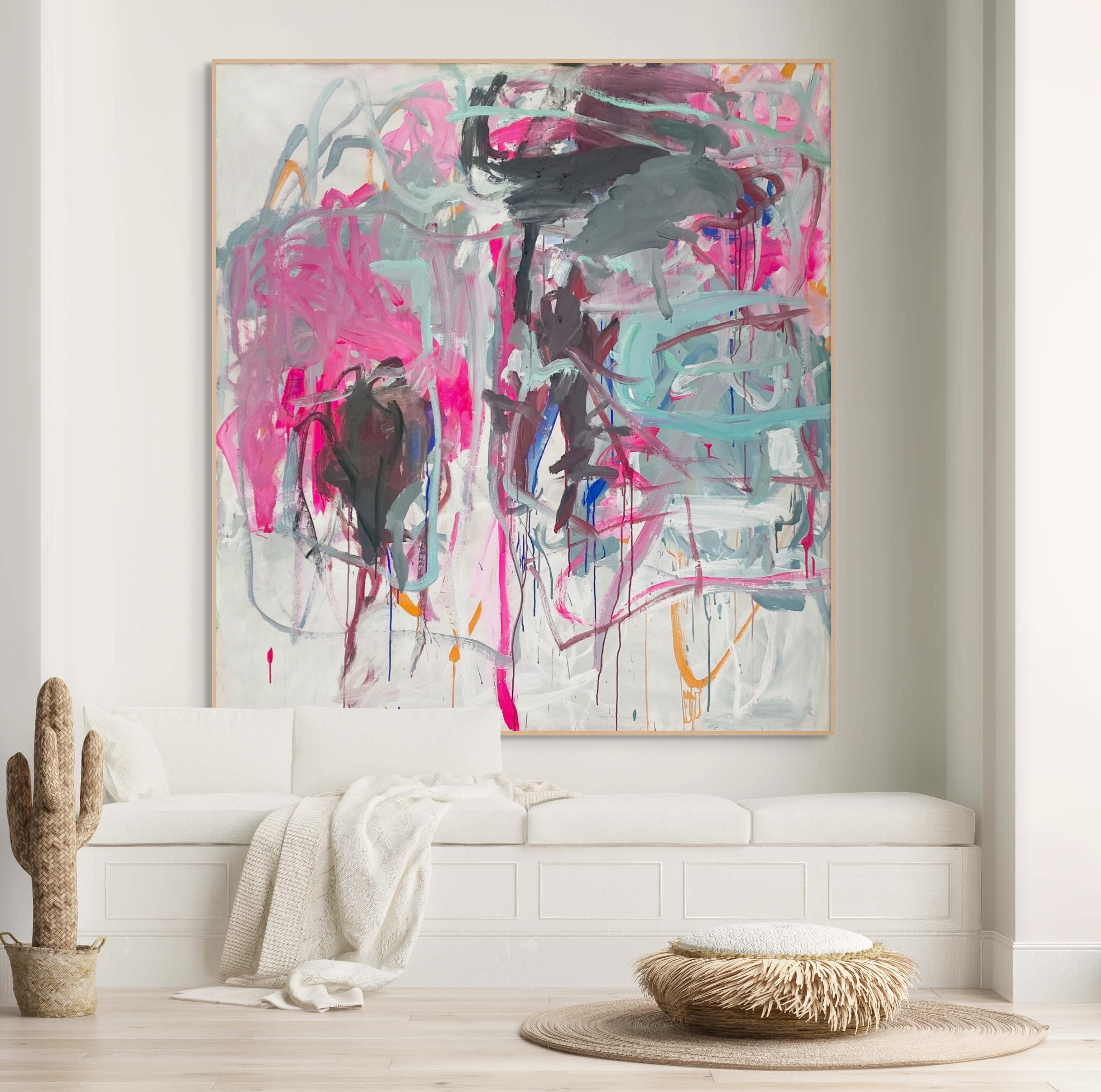 Flower Beach (Abstract Painting) For Sale 2