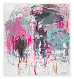 Playa de flores (Pintura abstracta)