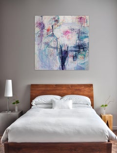 He Was Saying Don’t Give Up (Abstract Expressionism painting)