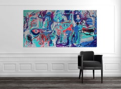 Amuleto de la suerte de Arizona (pintura de expresionismo abstracto)