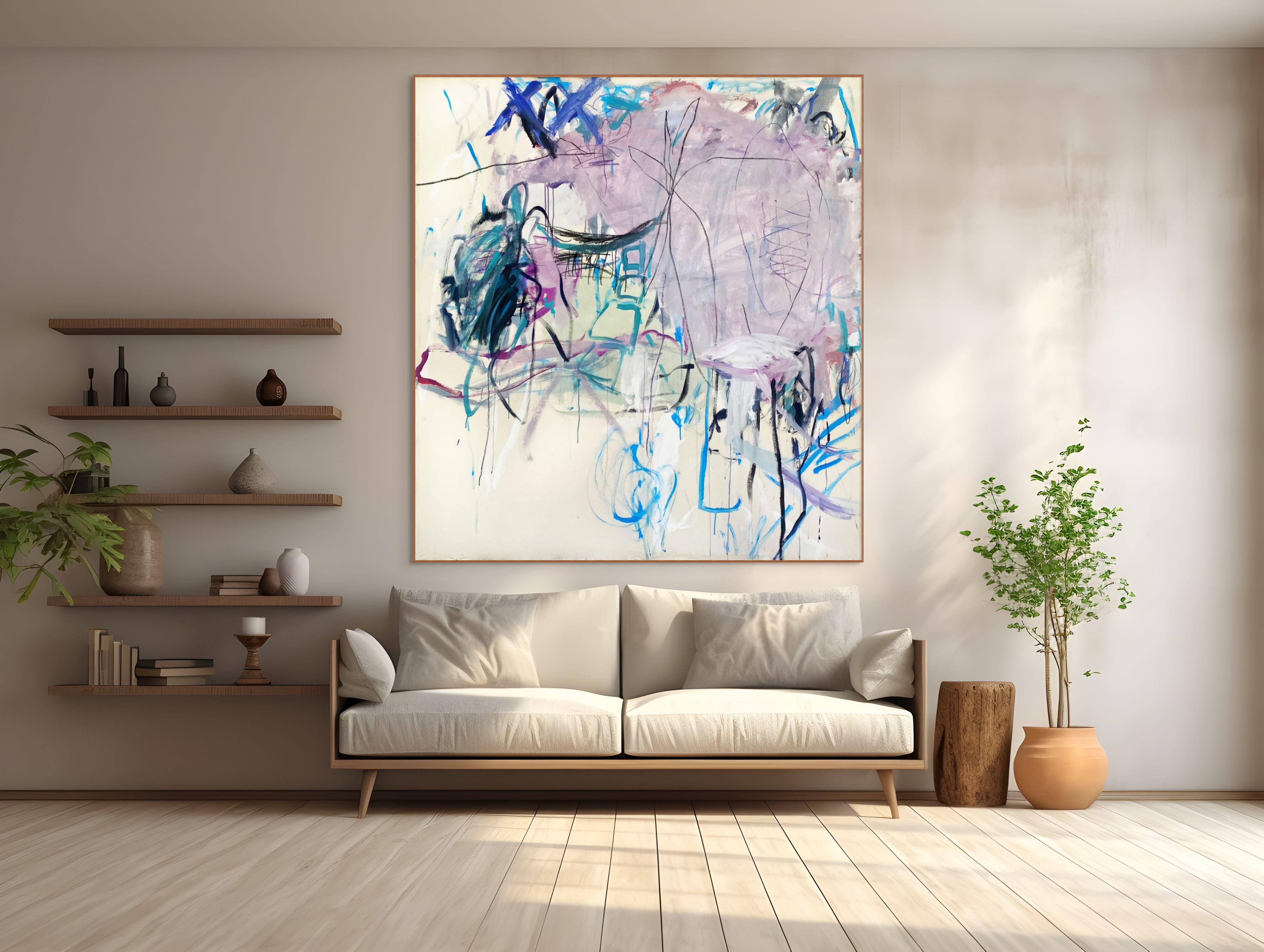 Once the Monsoon Has Passed (Abstract Painting) For Sale 1