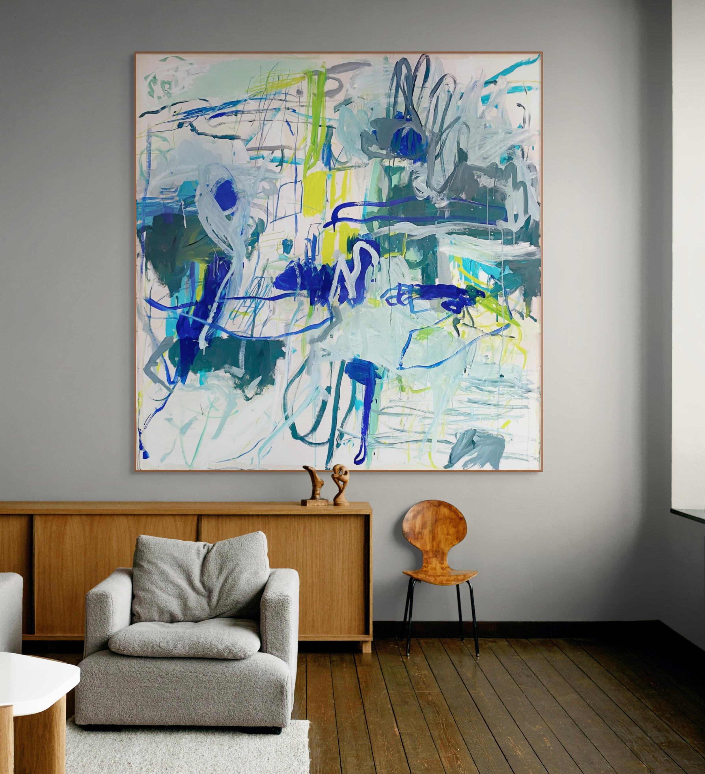Parallel April (Abstract Painting) For Sale 1