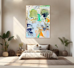 Límites porosos (Pintura abstracta)