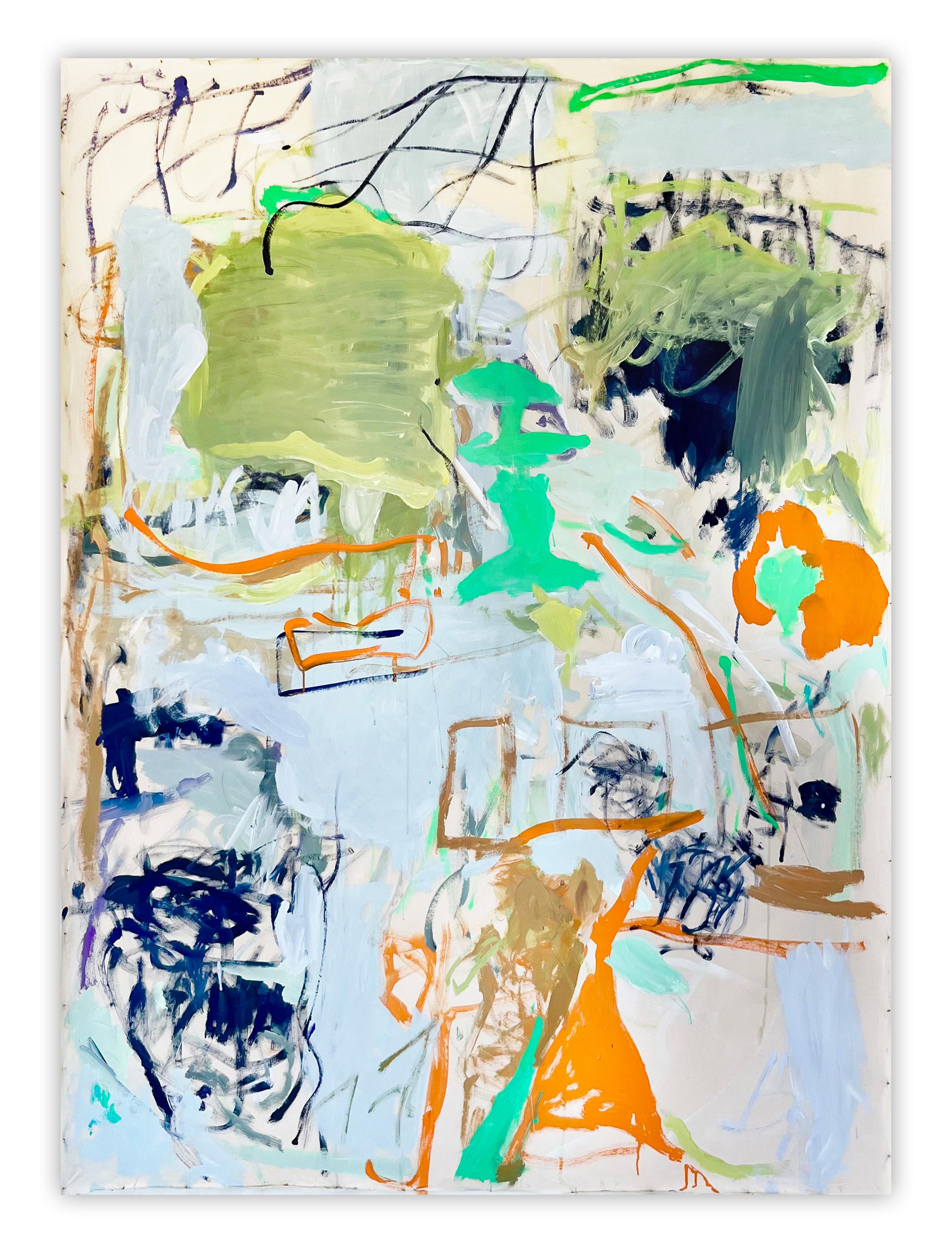Porous Boundaries (Abstract Painting)