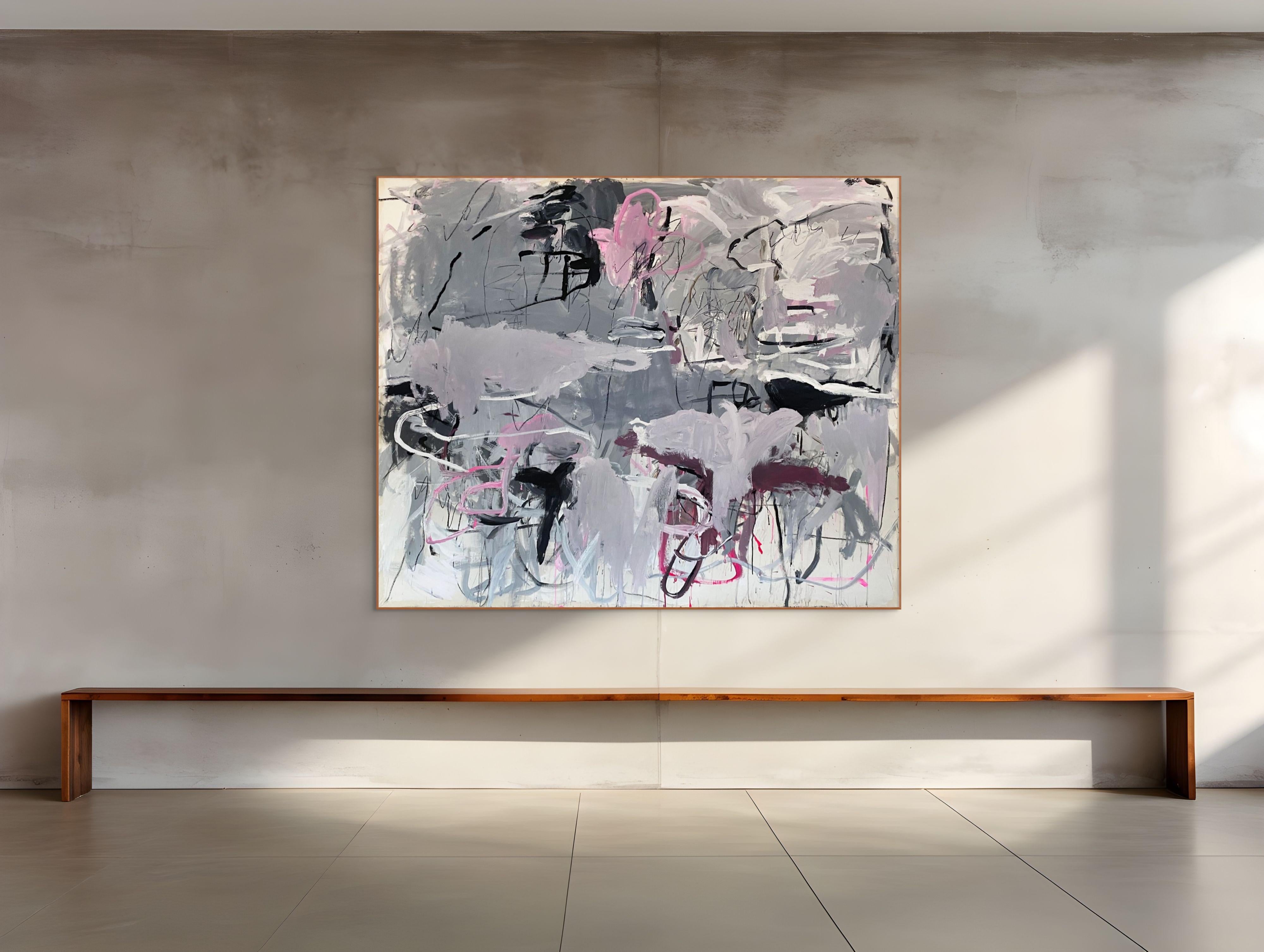 Pray for Rain (Abstract Painting) For Sale 1