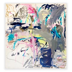 Season of Lizards (Abstract Painting)