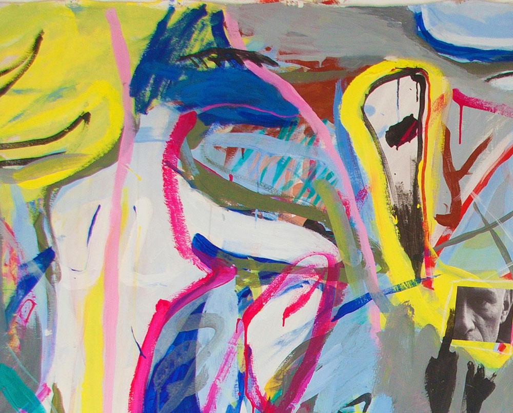 The Eye - Expressionnisme abstrait Painting par Macha Poynder