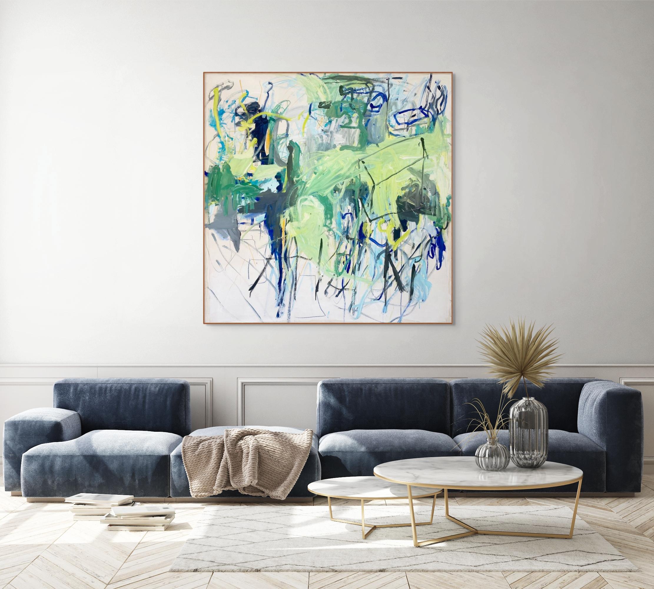 The Uprising of the Daffodils (Abstract Painting) For Sale 1