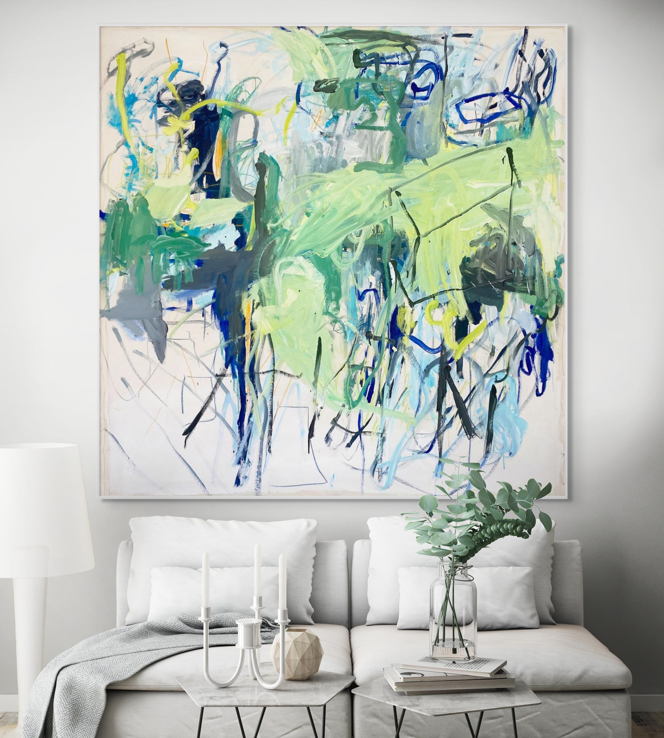 The Uprising of the Daffodils (Abstract Painting) For Sale 2