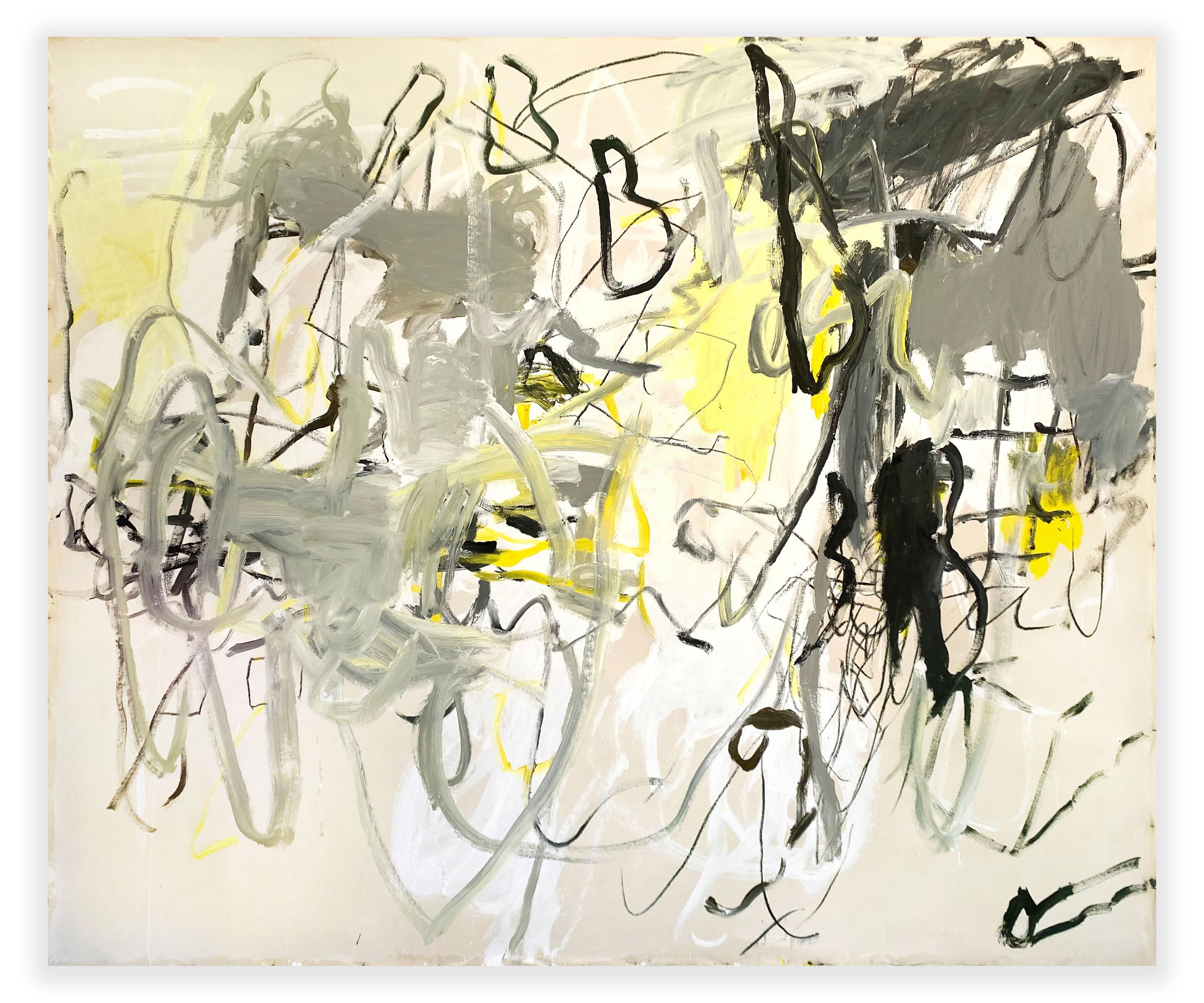 Le temps est un cours (peinture abstraite)