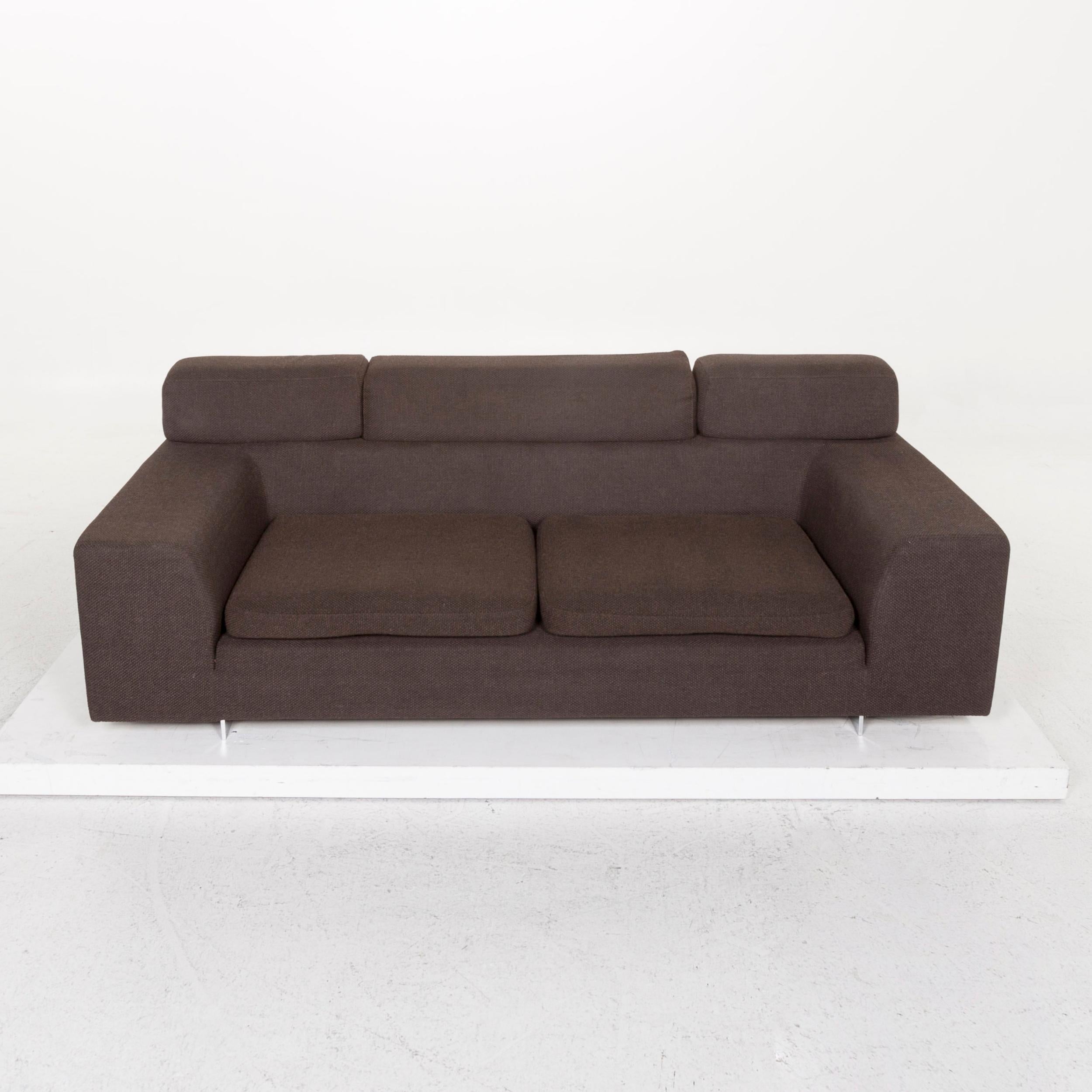 Machalke Black Jack Fabric Sofa Dark Brown Function Couch For Sale 1