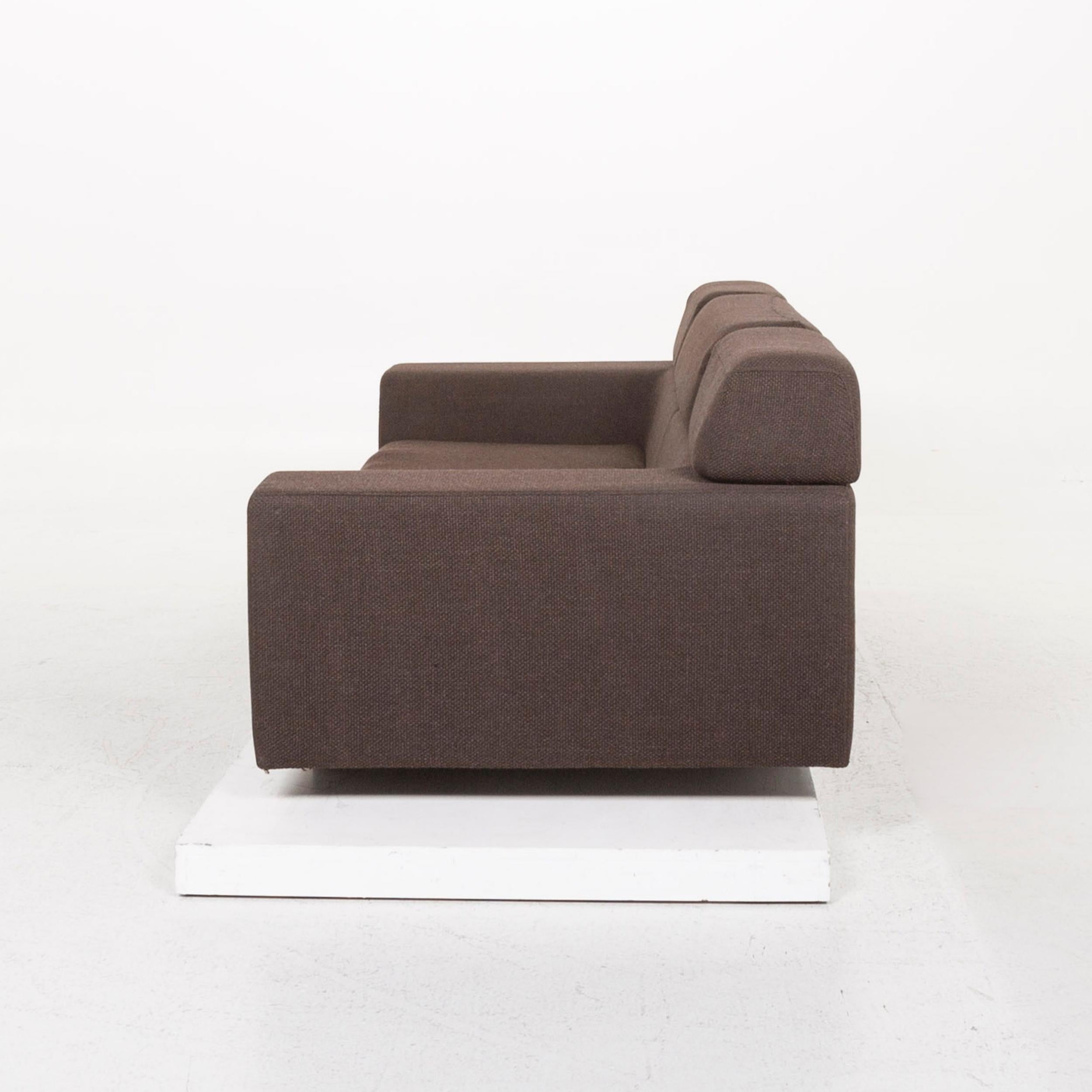 Machalke Black Jack Fabric Sofa Dark Brown Function Couch For Sale 3