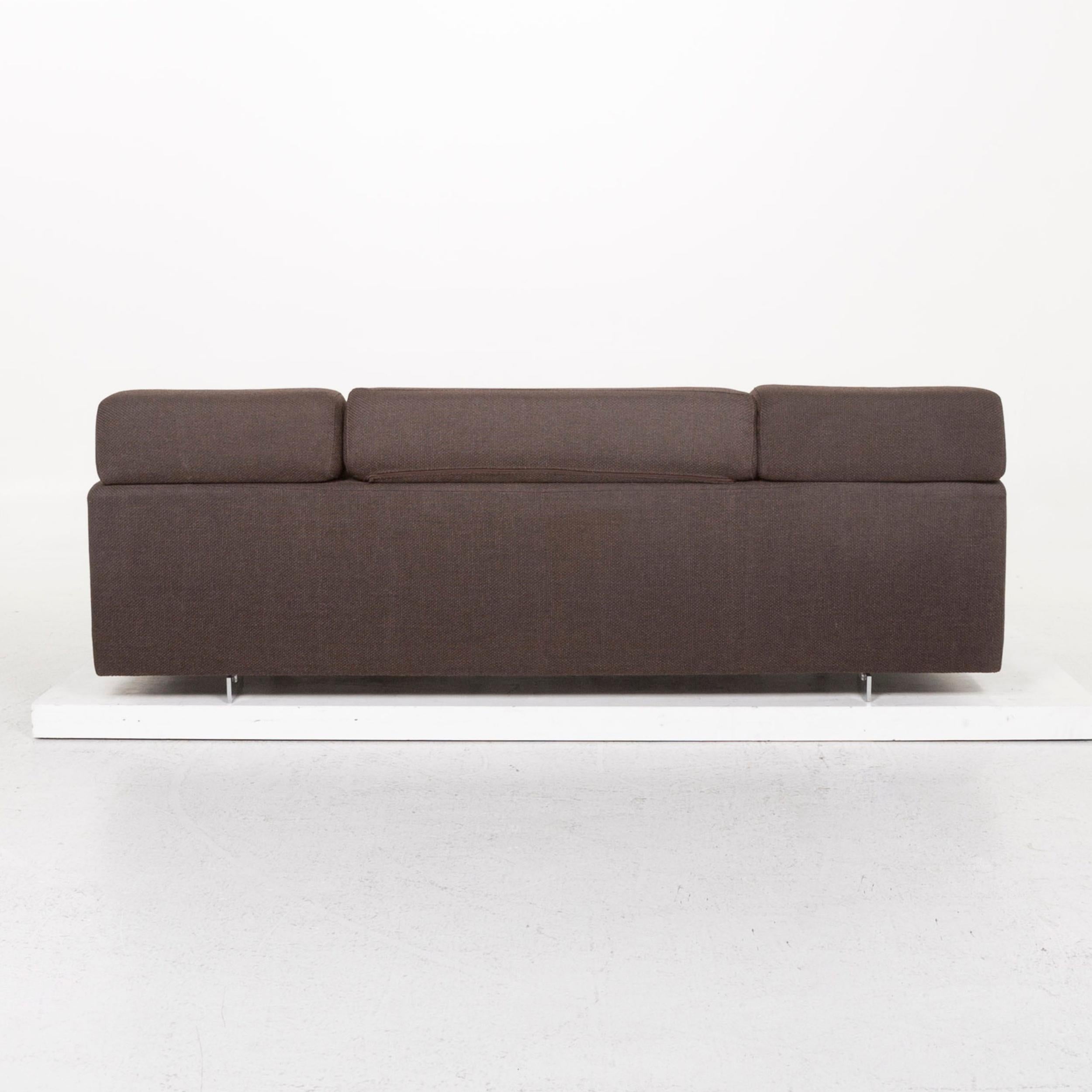 Machalke Black Jack Fabric Sofa Dark Brown Function Couch For Sale 4