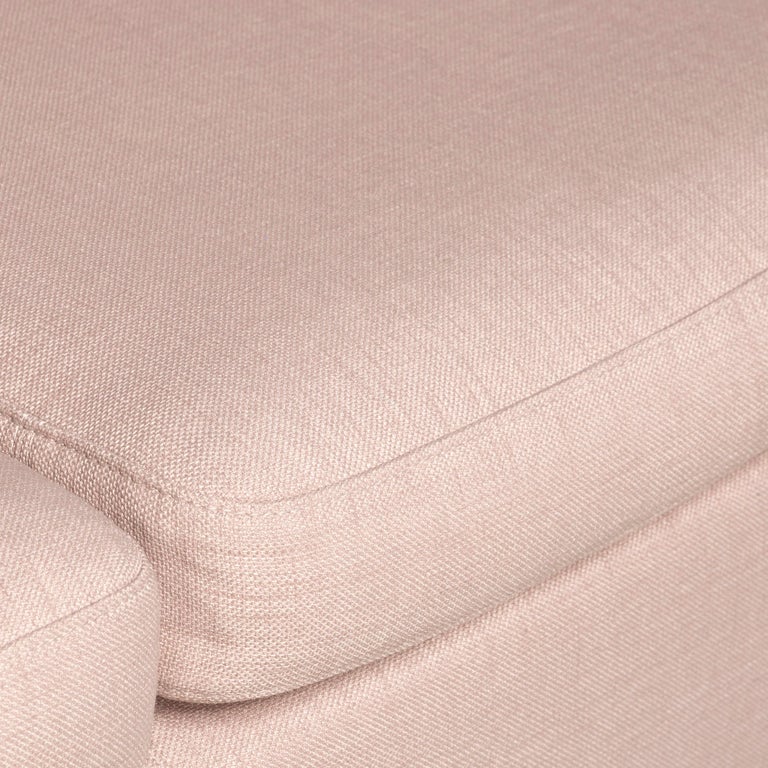 Machalke Blackjack Designer Fabric Sofa Beige ThreeSeat Couch For Sale at 1stDibs