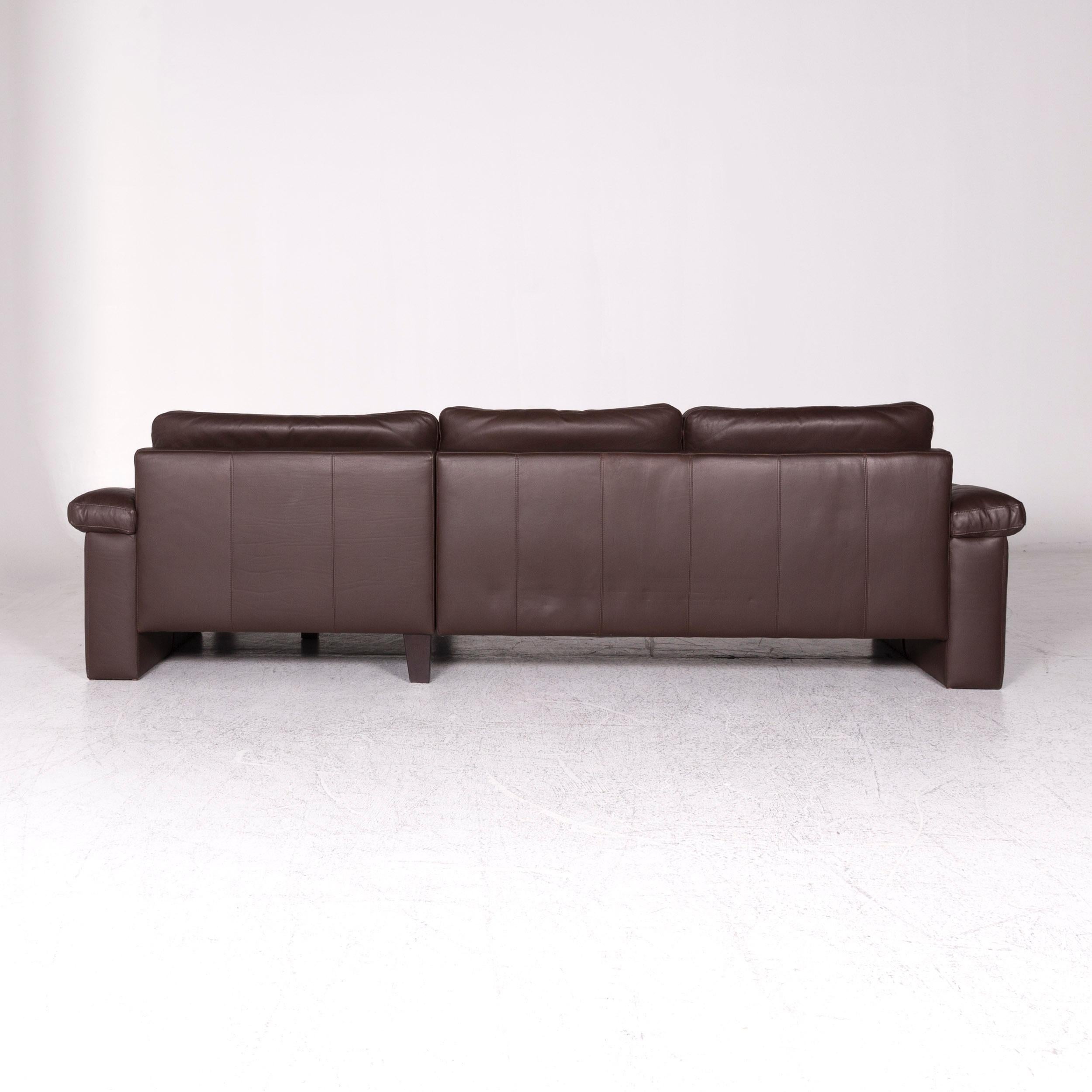 Machalke Leather Corner Sofa Brown Sofa Couch 4