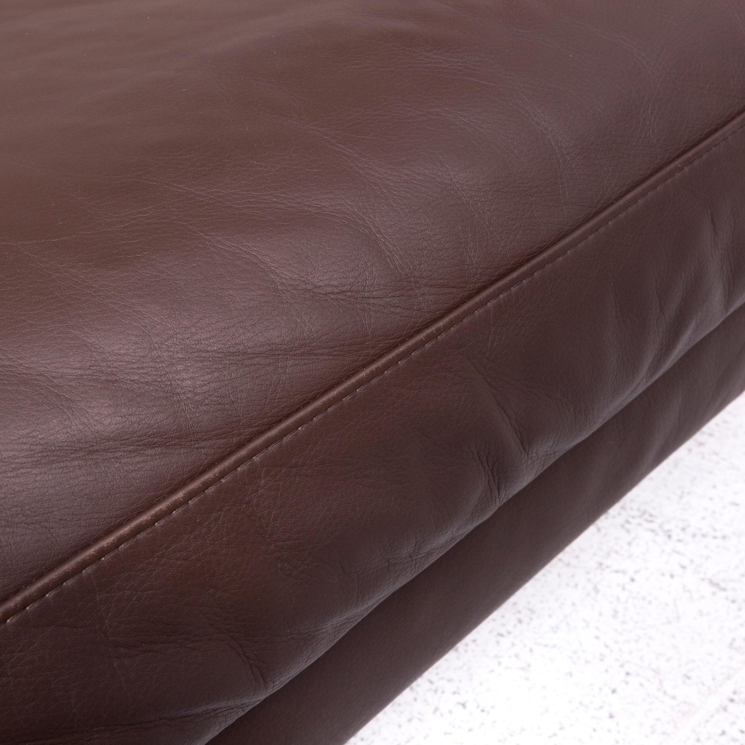 Bosnian Machalke Leather Corner Sofa Brown Sofa Couch