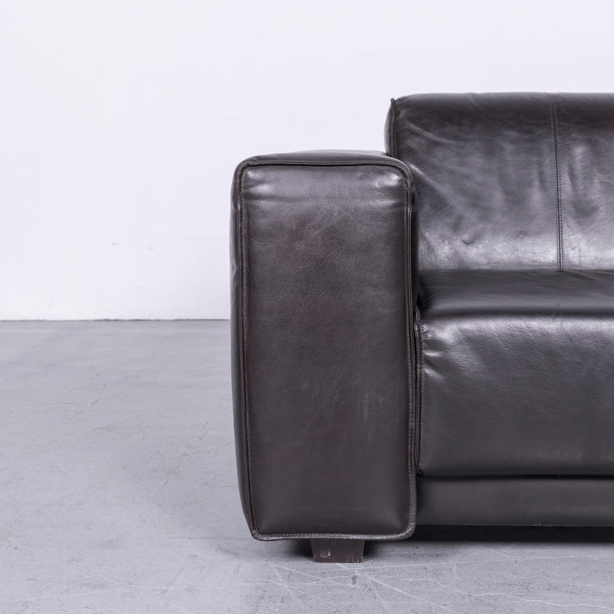German Machalke Navaronne Armchair Black Leather One-Seat