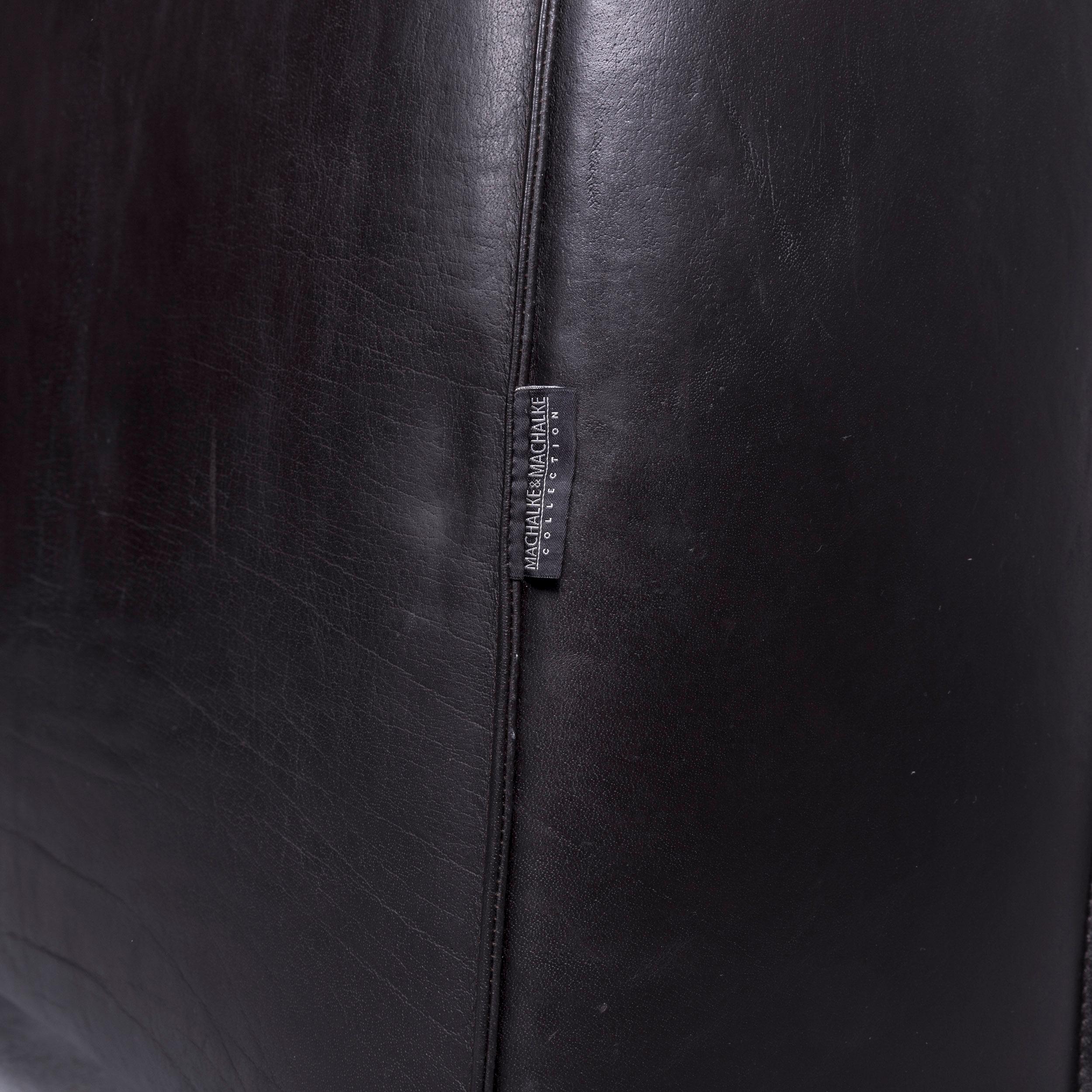 Machalke Navaronne Armchair Black Leather One-Seat 1